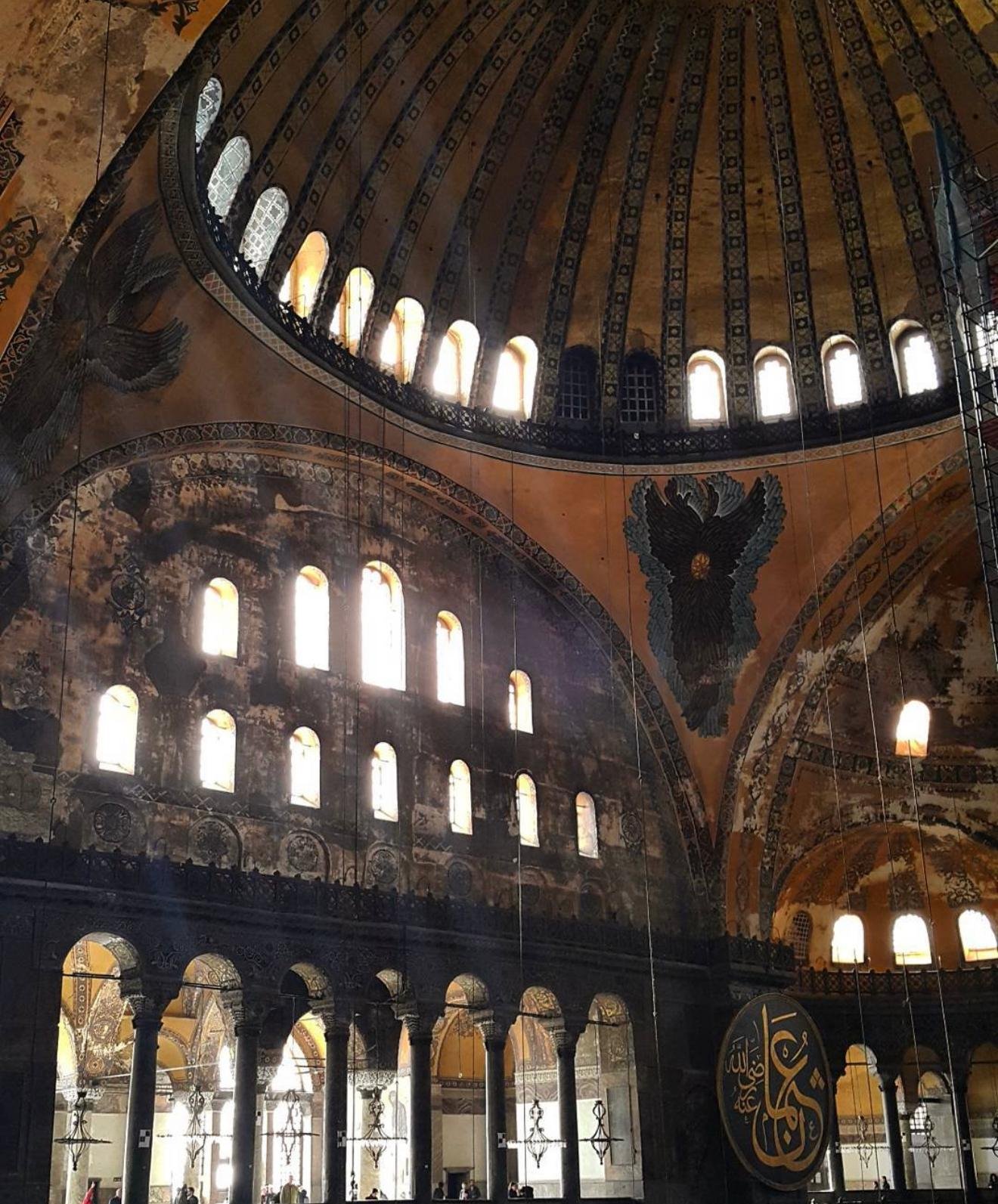 Ayasofya kubbesi ve Serafim melekleri